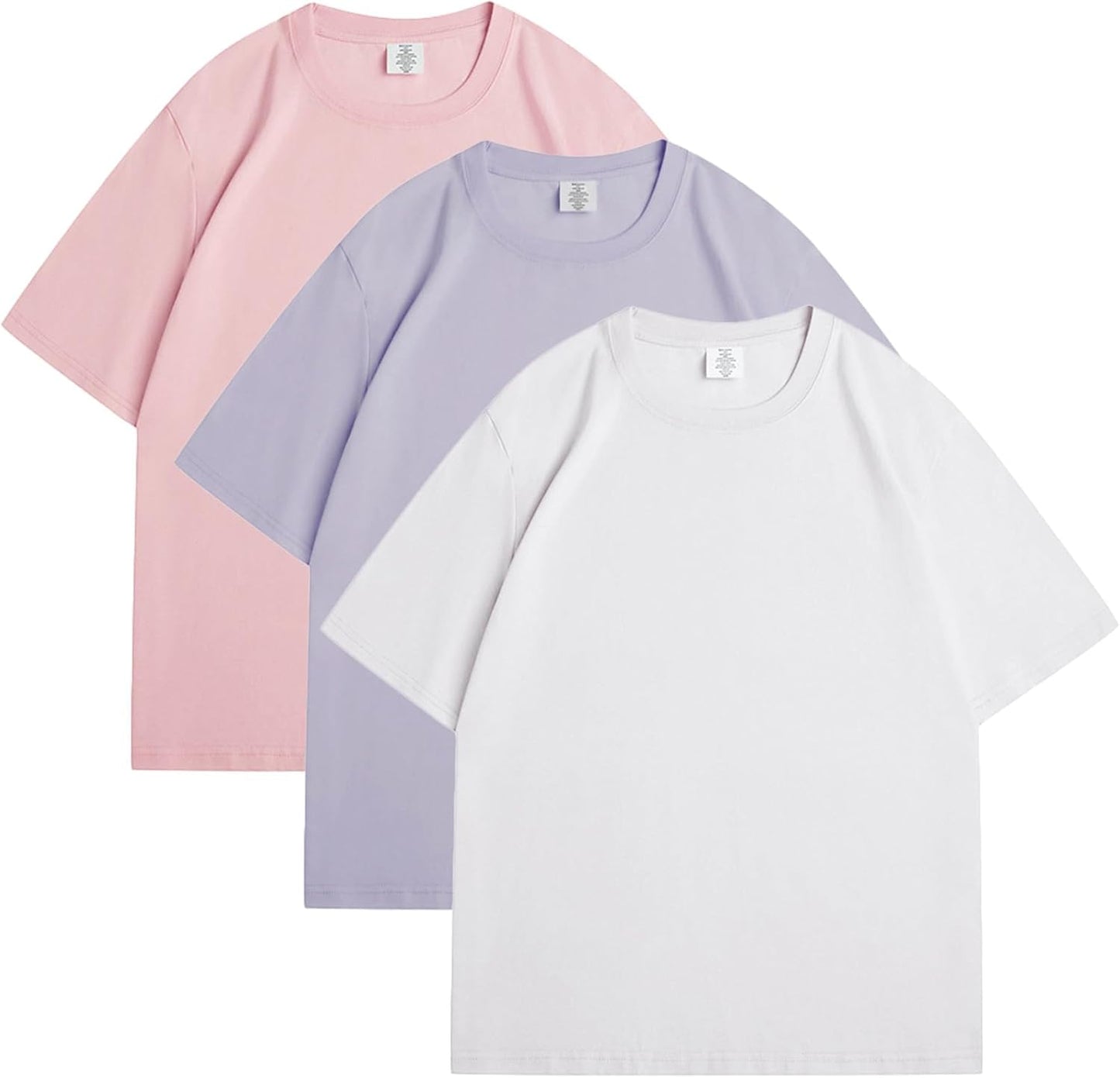 Mens Oversized T-Shirts Fashion Loose Fit Crewneck Tshirt Streetwear Heavyweight Short Sleeve Tee Shirt Gym Workout Tops